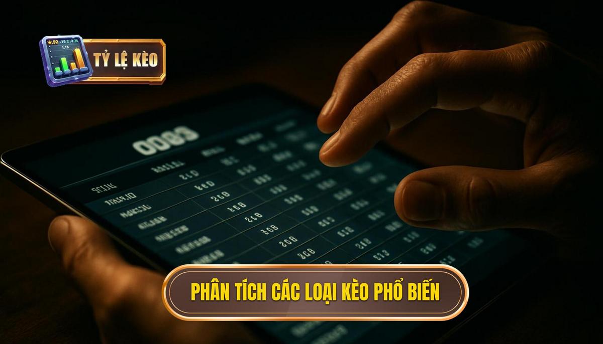 Phân tích các loại kèo phổ biến trong bảng tỷ lệ kèo live