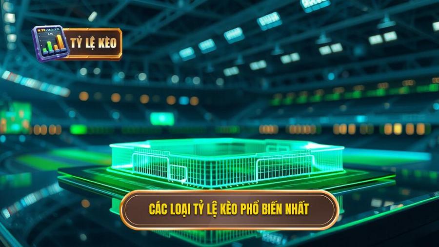 Các loại tỷ lệ kèo phổ biến nhất