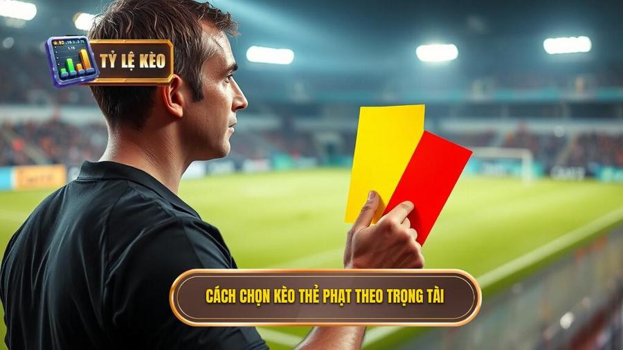 Cách chọn kèo thẻ phạt theo trọng tài