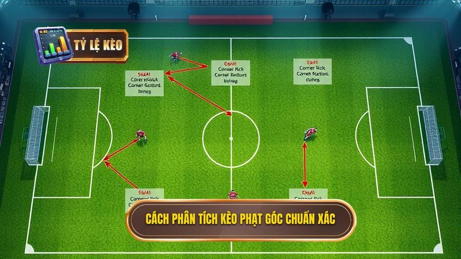 Cách phân tích kèo phạt góc chuẩn xác