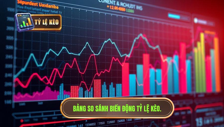 Bảng so sánh biến động tỷ lệ kèo (Ví dụ minh họa)